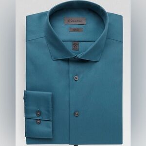 Calvin Klein Men's Blue Dress Shirt